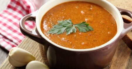 Receita caldo de lentilhas