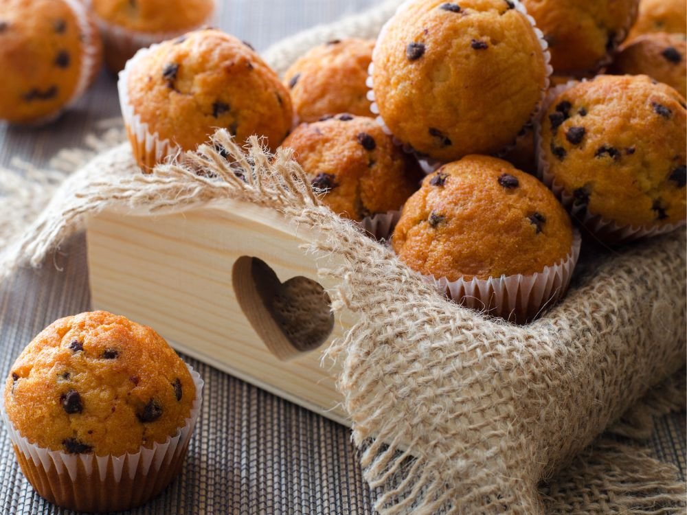 Receita de muffin de cenoura integral