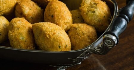 Bolinho de lentilha assado